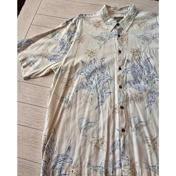 Sportif USA men's button down tropical print Hawaiian shirt.‎ Size XXL. - Picture 5 of 10